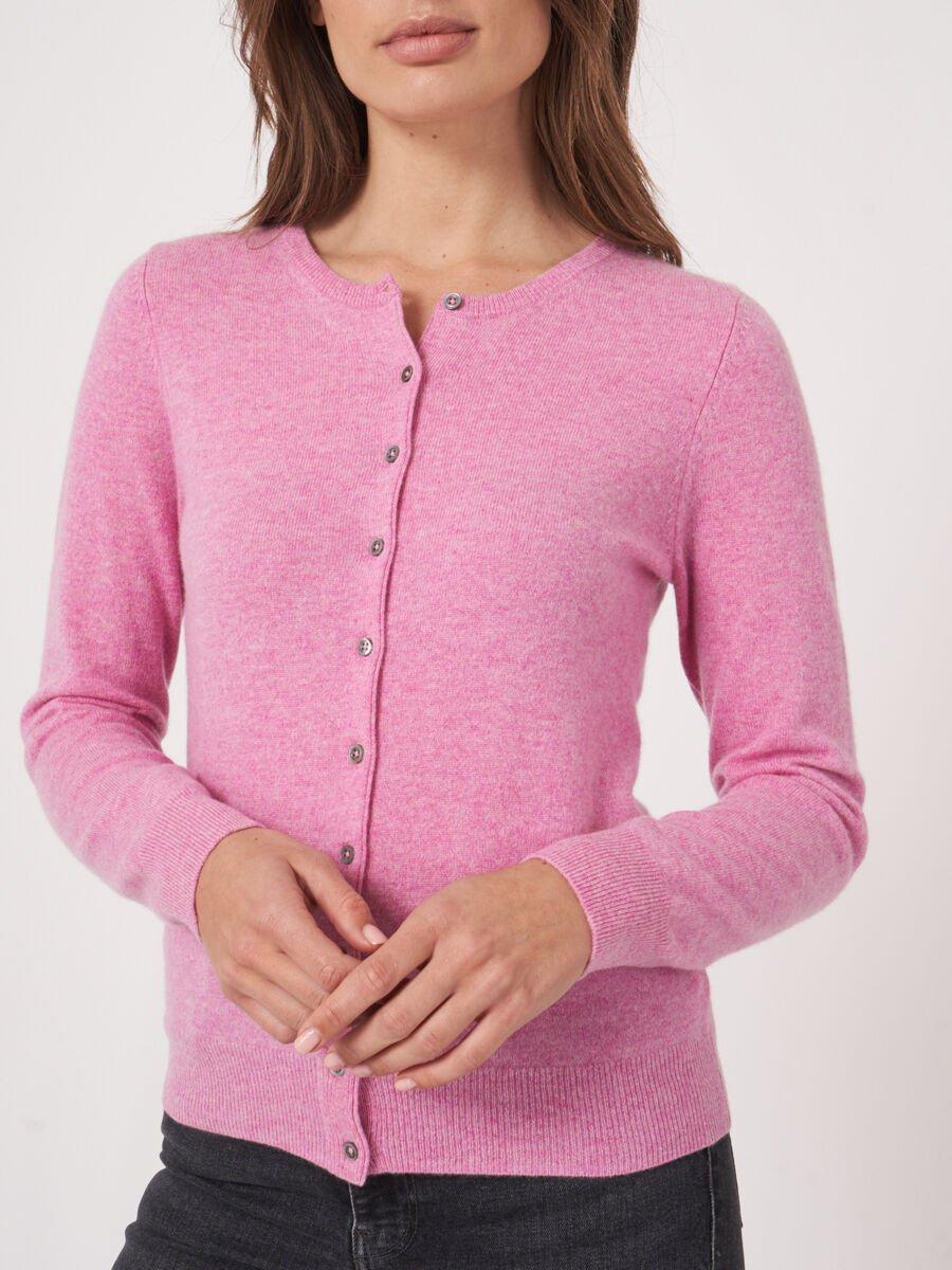 Repeat Cashmere Basic Organisch Cashmere Vest Met Ronde Hals