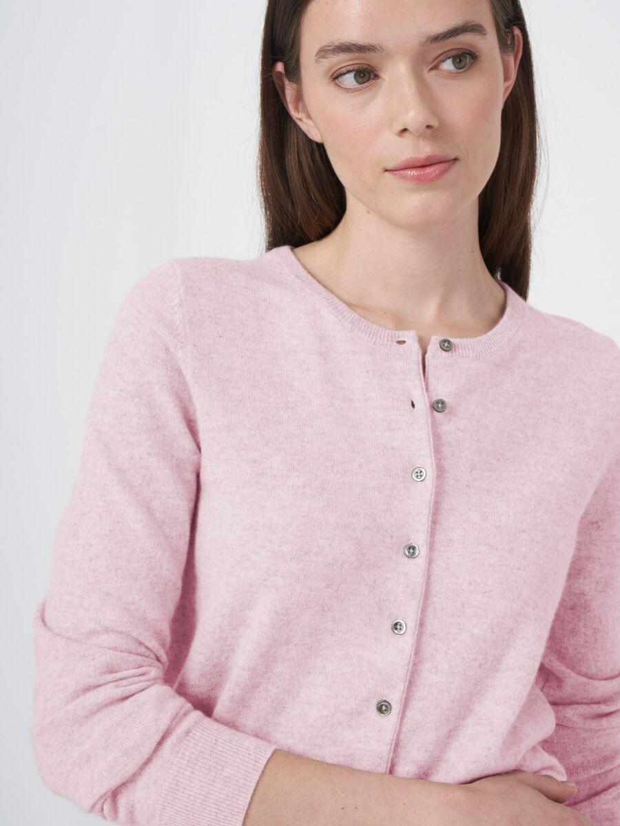 Repeat Cashmere Basic Organisch Cashmere Vest Met Ronde Hals