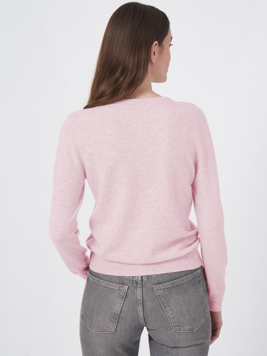 Repeat Cashmere Basic Organisch Cashmere Vest Met Ronde Hals