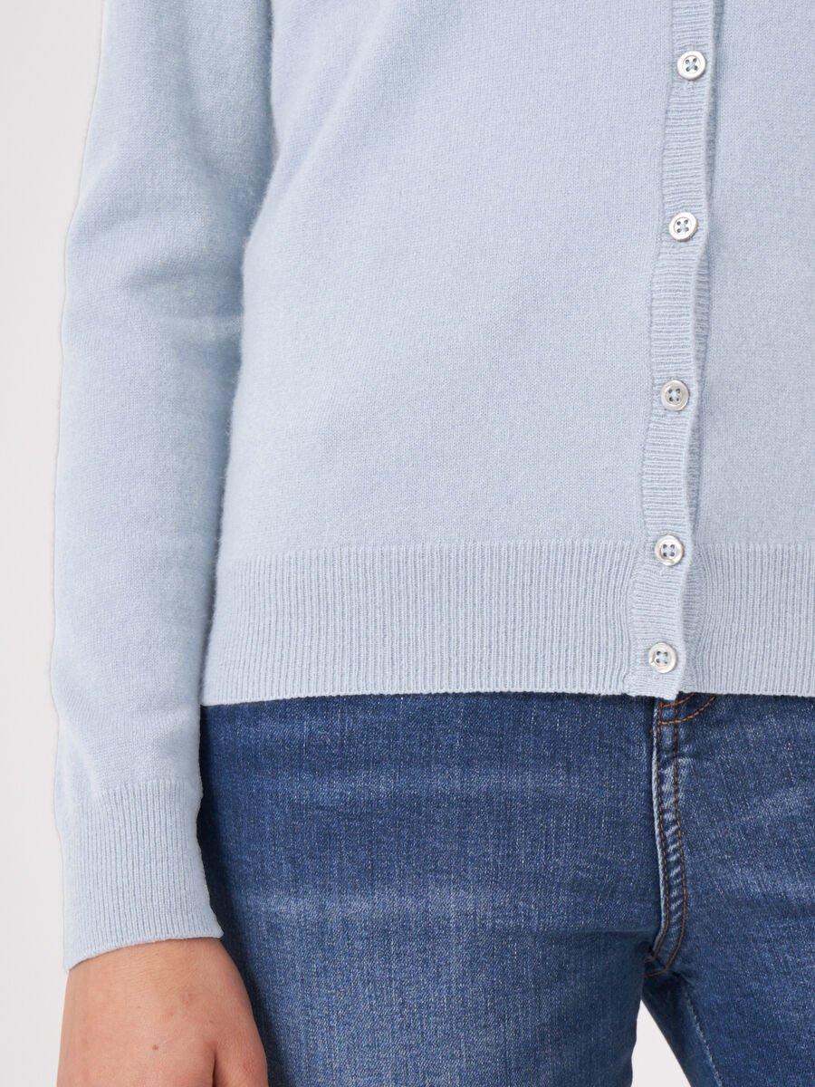 Repeat Cashmere Basic Organisch Cashmere Vest Met V-hals