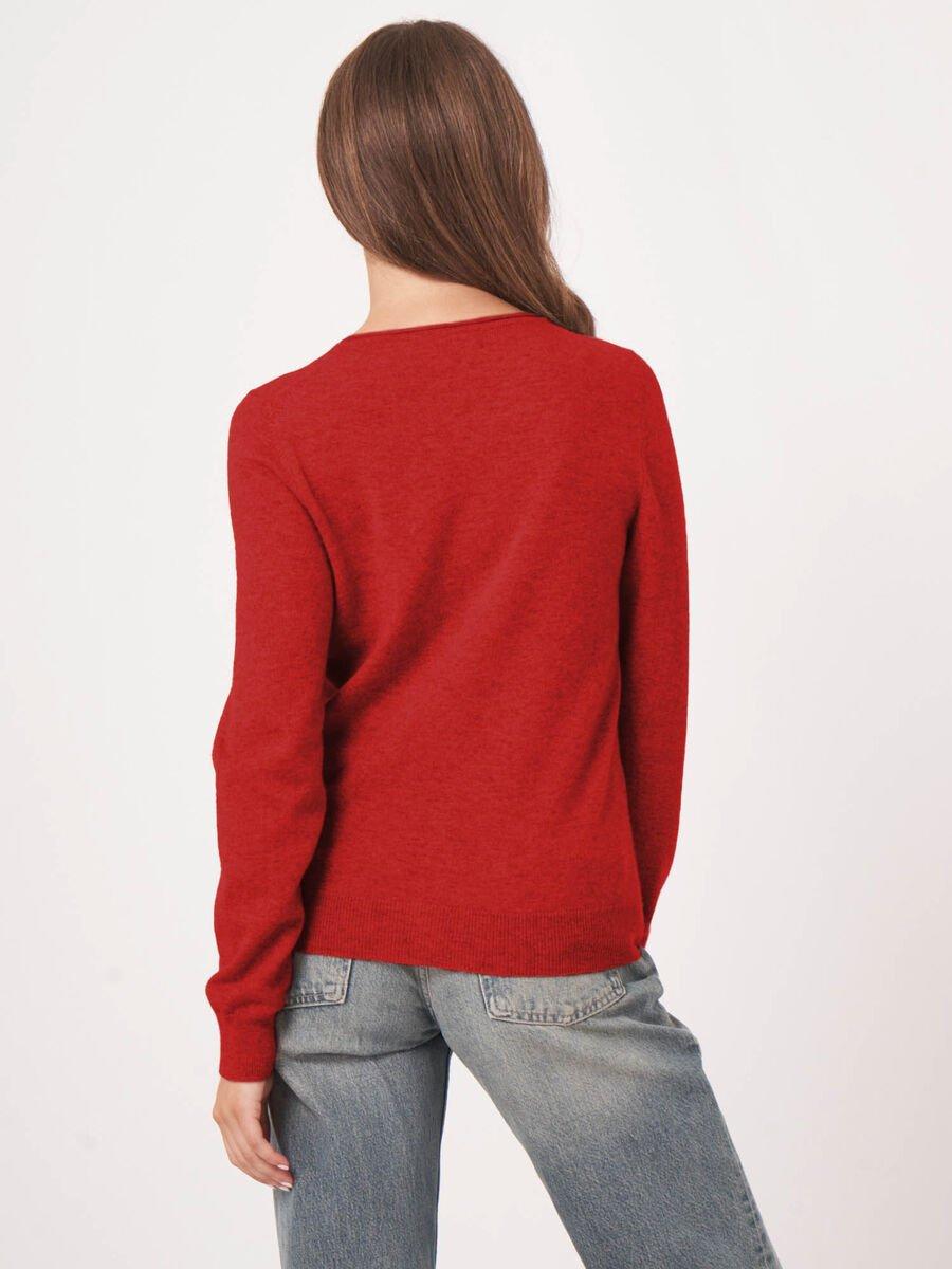 Repeat Cashmere Basic Vest Met Ronde Hals Van Cashmere Wolmix