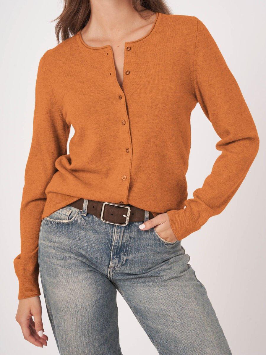 Repeat Cashmere Basic Vest Met Ronde Hals Van Cashmere Wolmix