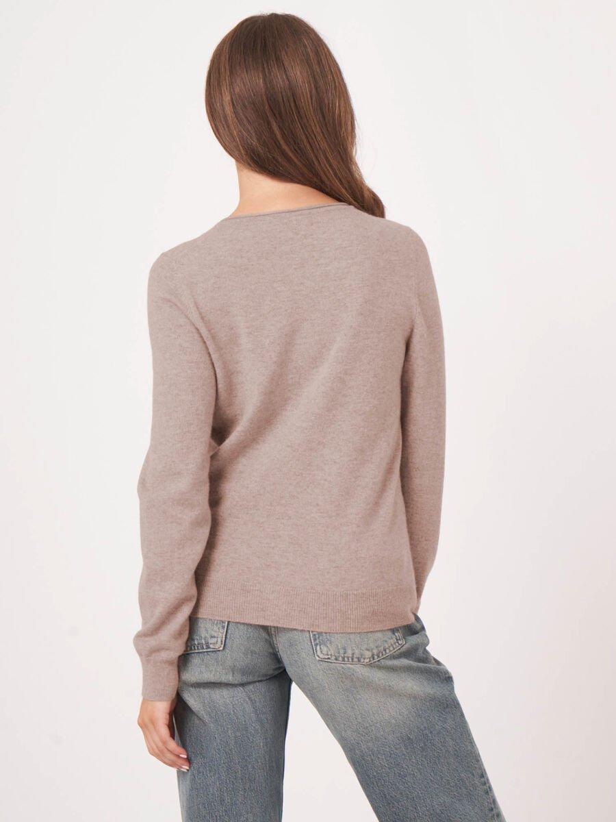 Repeat Cashmere Basic Vest Met Ronde Hals Van Cashmere Wolmix