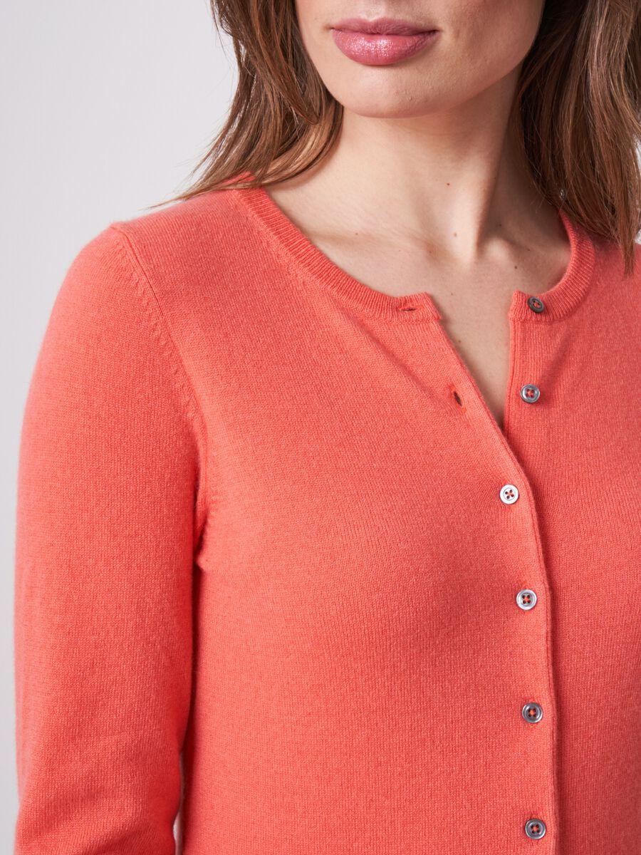 Repeat Cashmere Basic Vest Met Ronde Hals Van Zuiver Cashmere