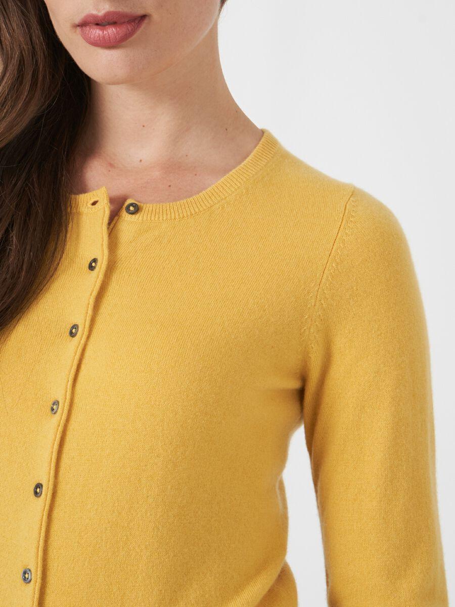 Repeat Cashmere Basic Vest Met Ronde Hals Van Zuiver Cashmere