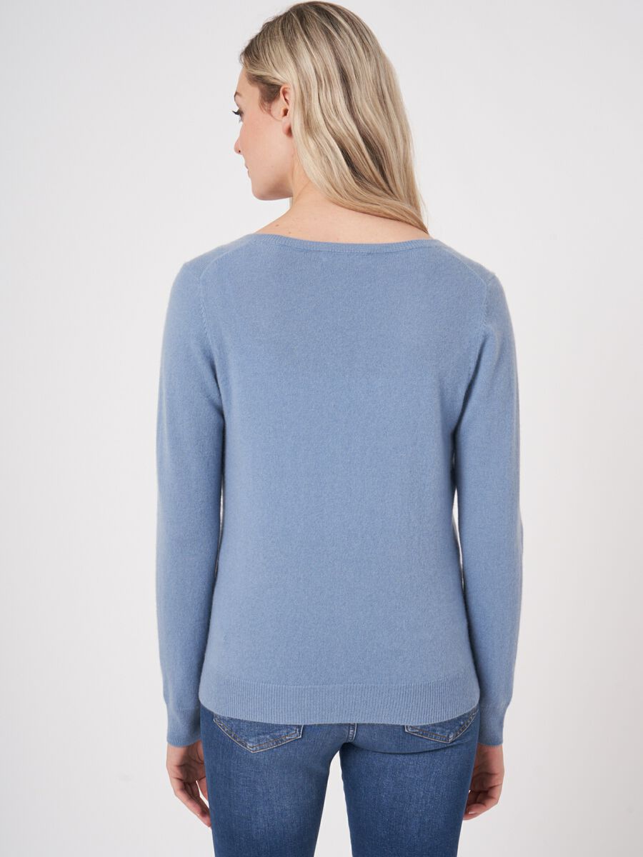 Repeat Cashmere Basic Vest Met V-hals Van Zuiver Cashmere