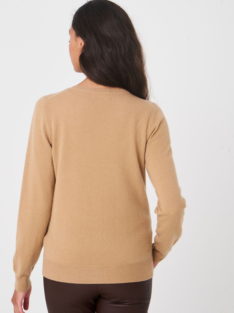 Repeat Cashmere Basic Vest Met V-hals Van Zuiver Cashmere