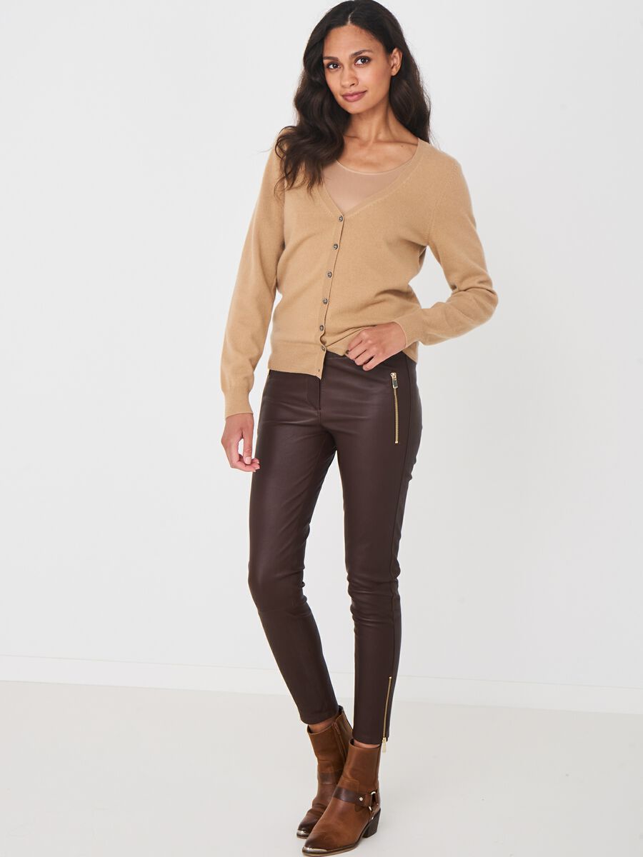 Repeat Cashmere Basic Vest Met V-hals Van Zuiver Cashmere