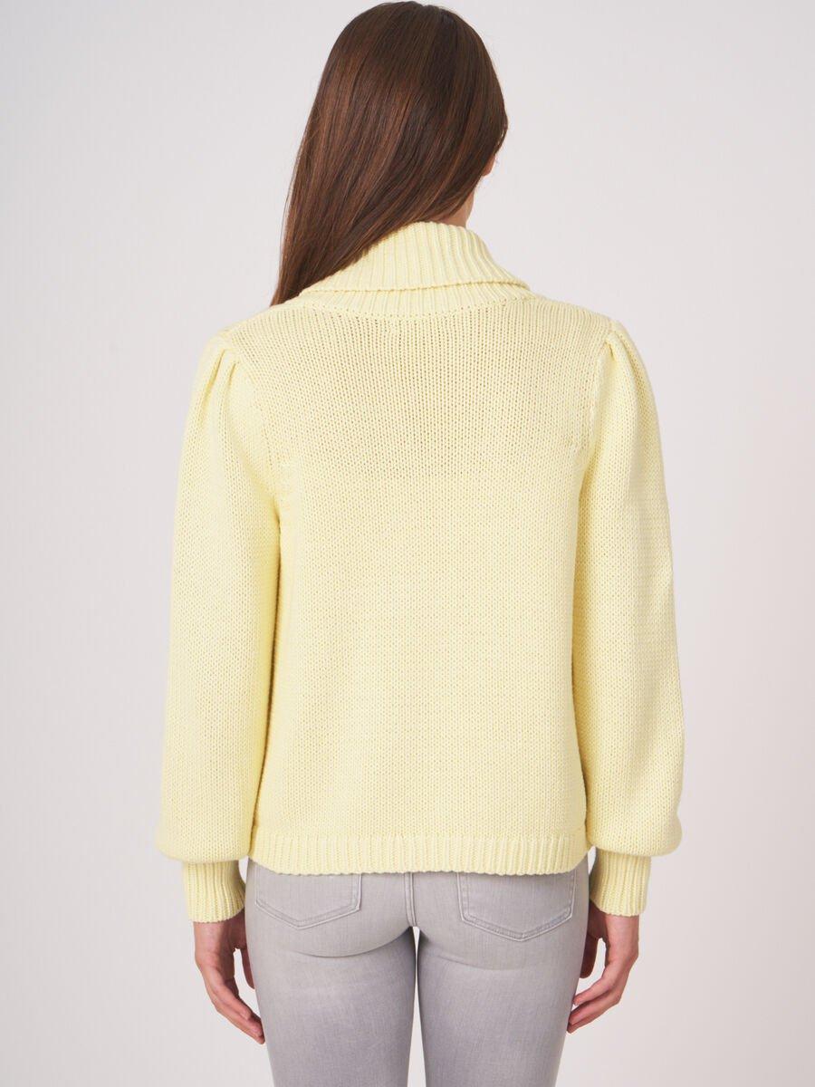 Repeat Cashmere Cardigan Met Dubbele Rij Knopen In Zuiver Katoen