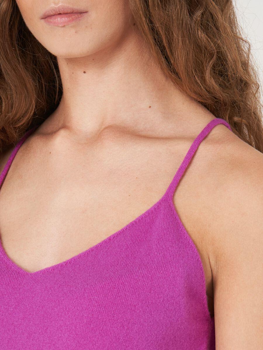 Repeat Cashmere Cashmere Gebreide Top Met Spaghettibandjes