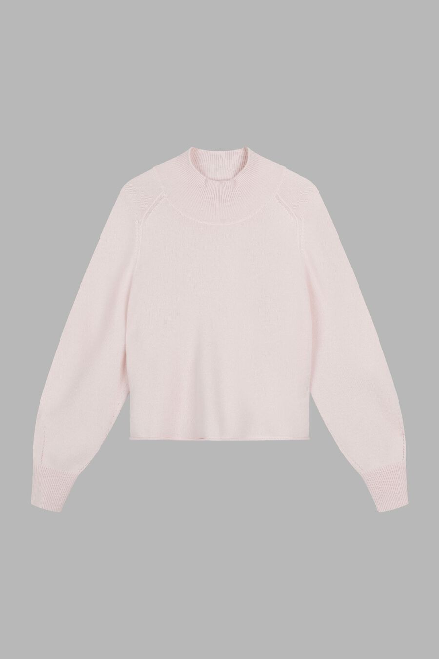 Repeat Cashmere Cashmere Trui Met Opstaande Kraag En Pofmouwen