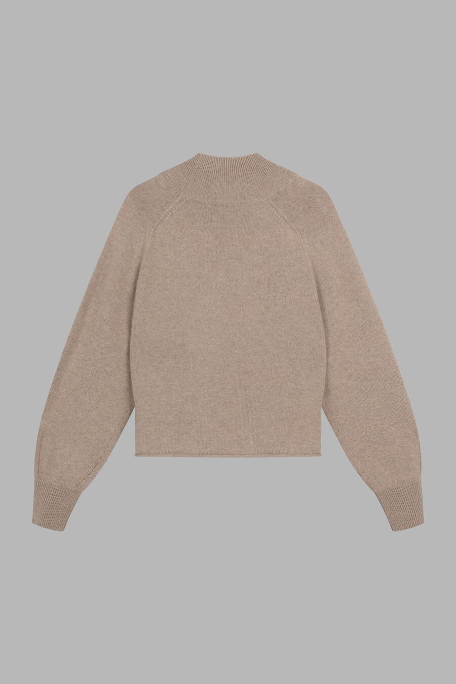 Repeat Cashmere Cashmere Trui Met Opstaande Kraag En Pofmouwen