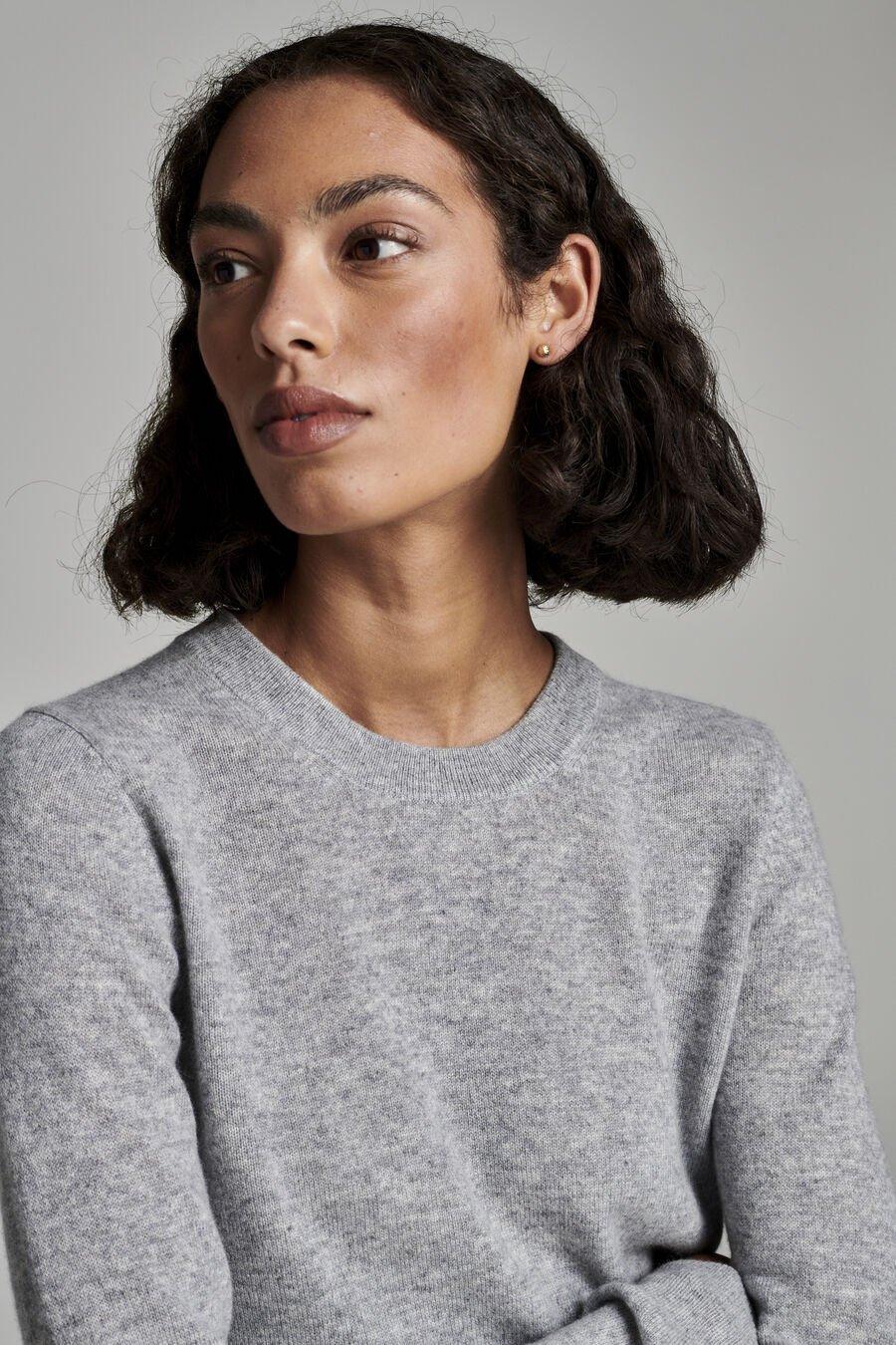 Repeat Cashmere Casual Cashmere Trui Met Ronde Hals