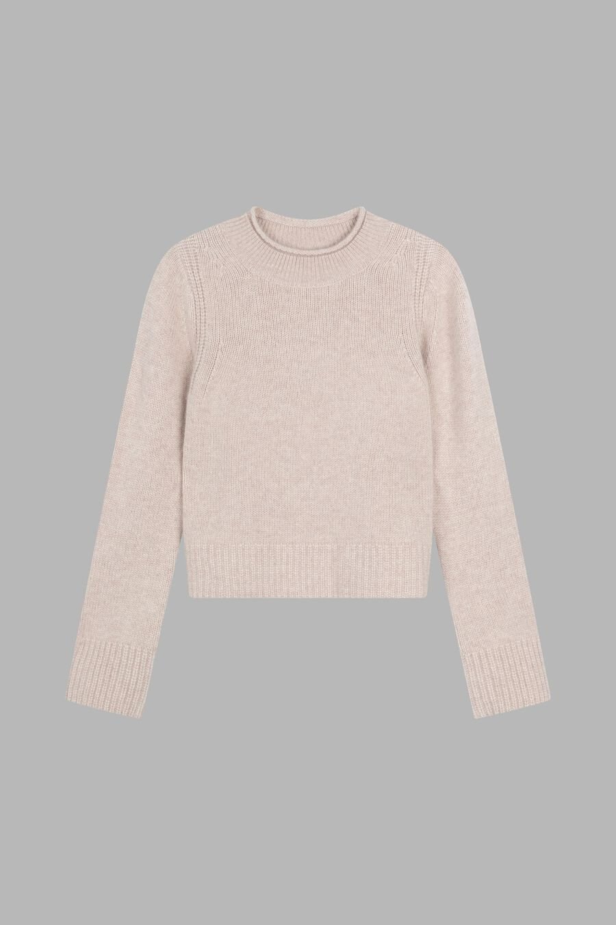 Repeat Cashmere Chunky Knit Cashmere Trui Met Hoge Kraag