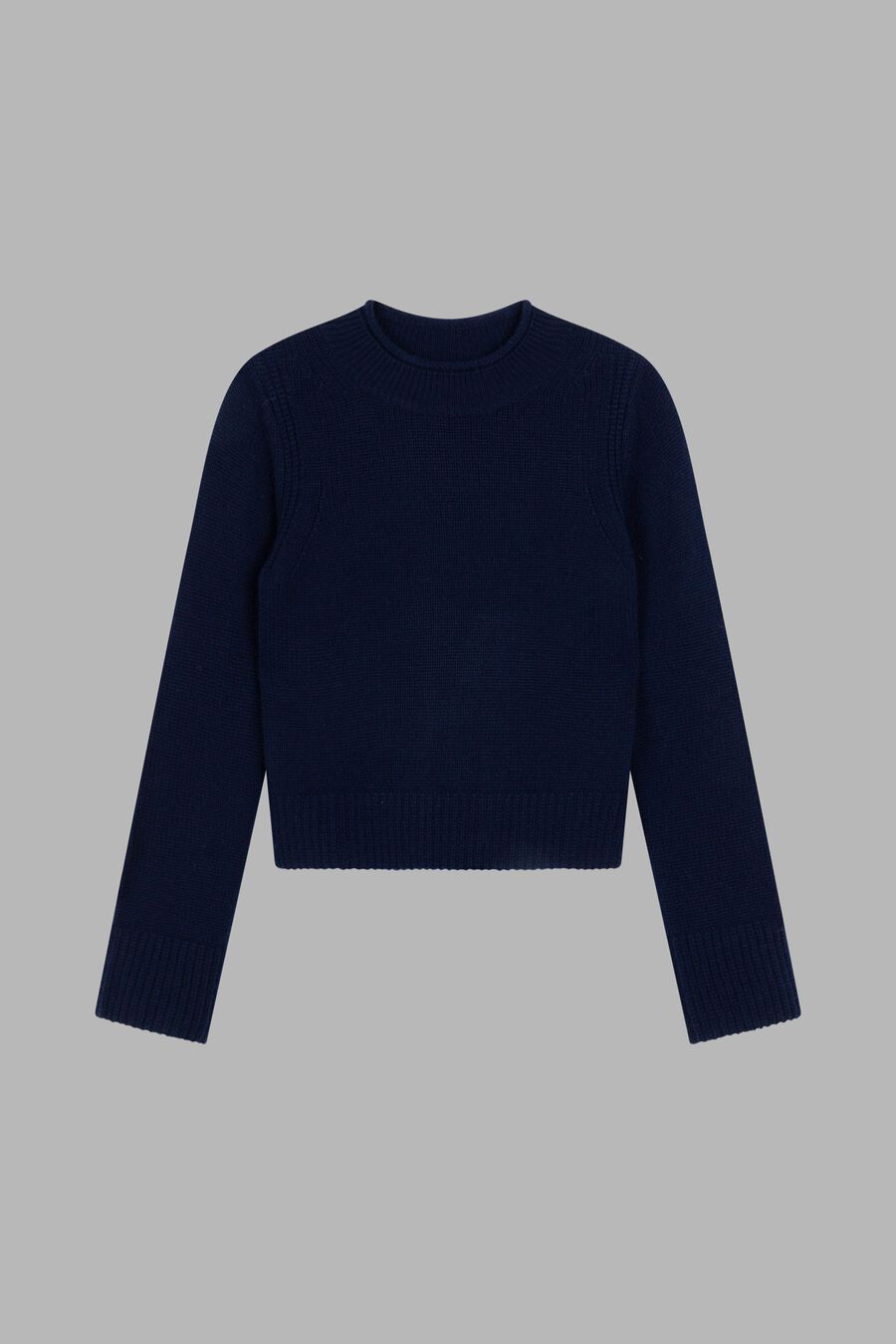 repeat cashmere Chunky knit cashmere trui met hoge kraag