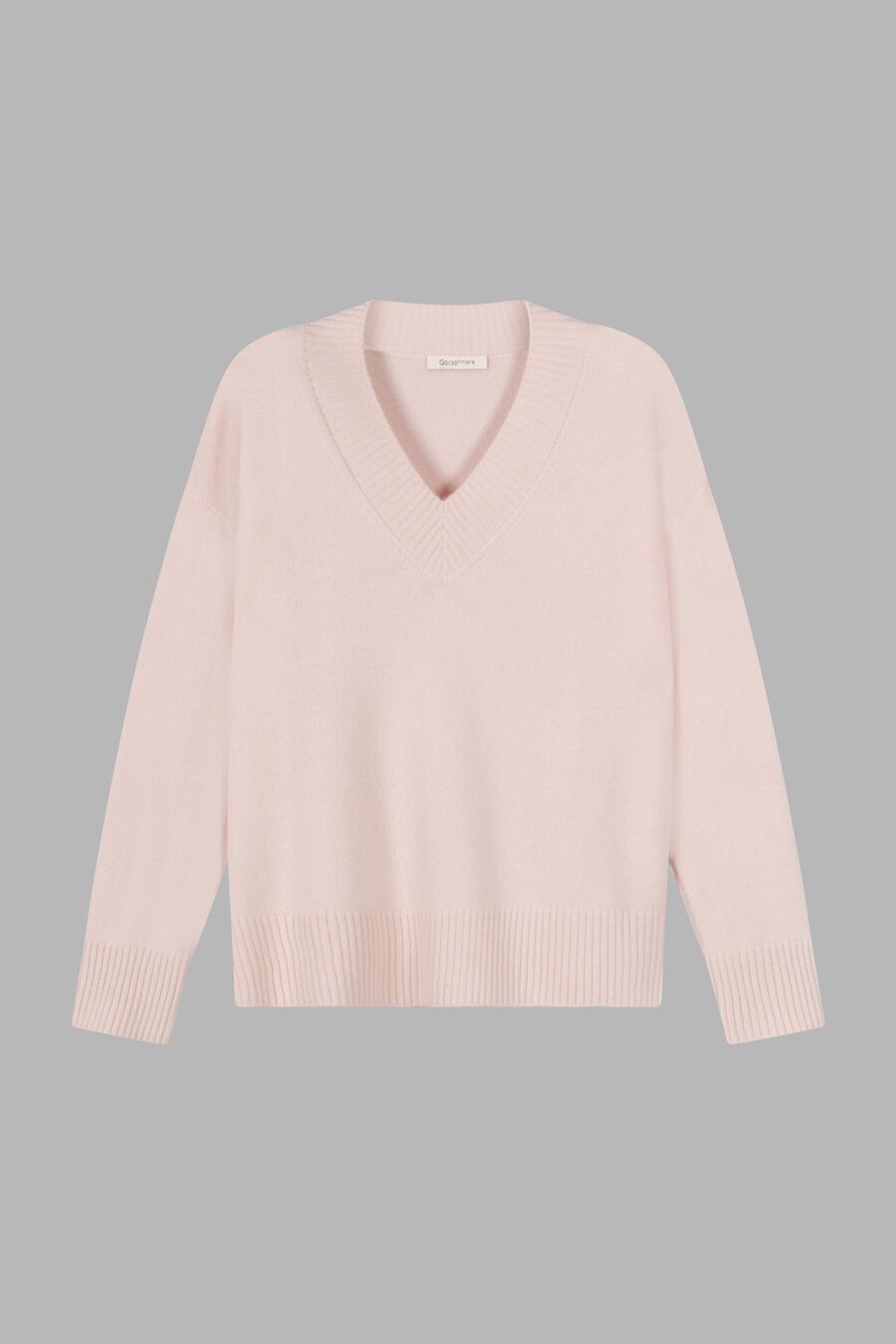 Repeat Cashmere Diepe V-hals Trui Van Biologisch Cashmere