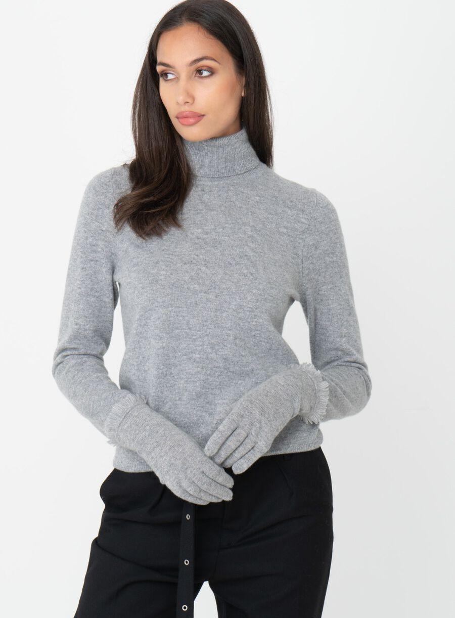 Repeat Cashmere Handschoenen Met Franjes Van Organisch Cashmere