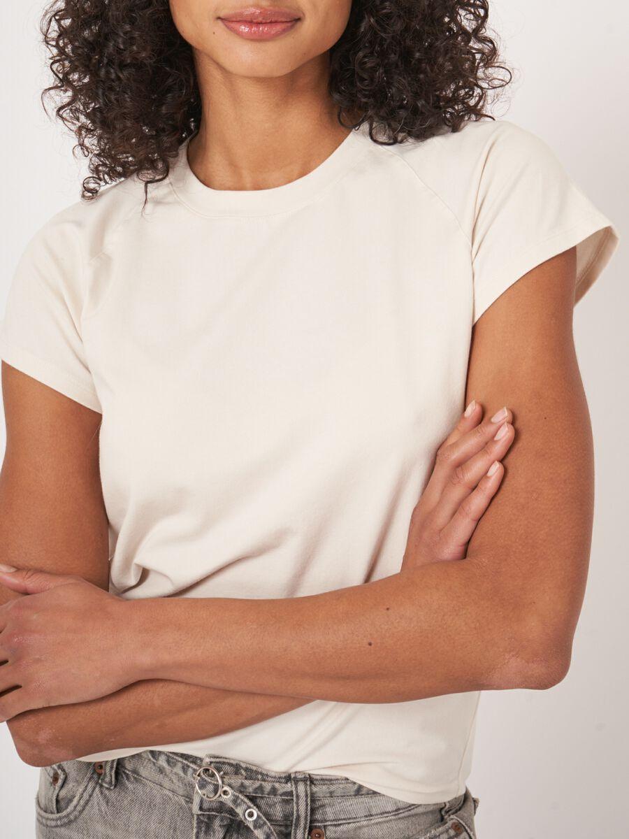 Repeat Cashmere Katoenen T-shirt Met Raglan-kapmouw