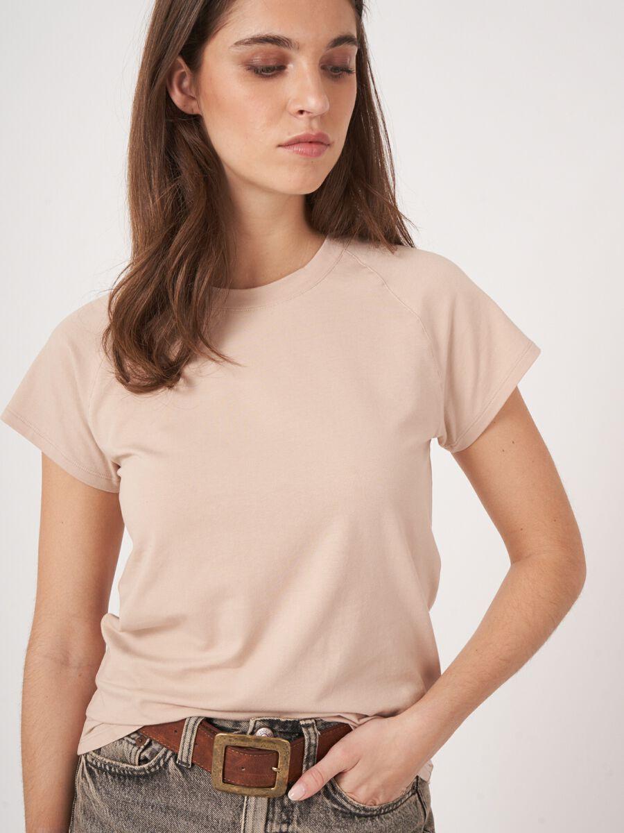 Repeat Cashmere Katoenen T-shirt Met Raglan-kapmouw