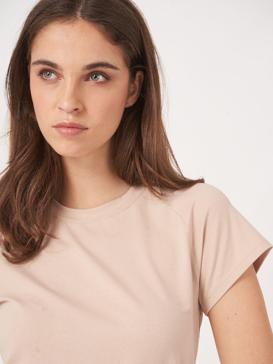 Repeat Cashmere Katoenen T-shirt Met Raglan-kapmouw