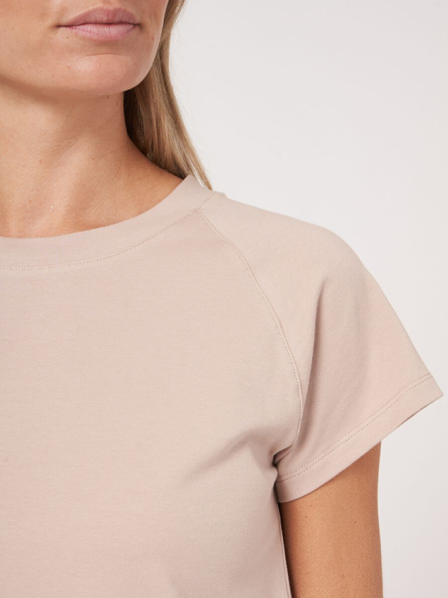 Repeat Cashmere Katoenen T-shirt Met Raglan-kapmouw