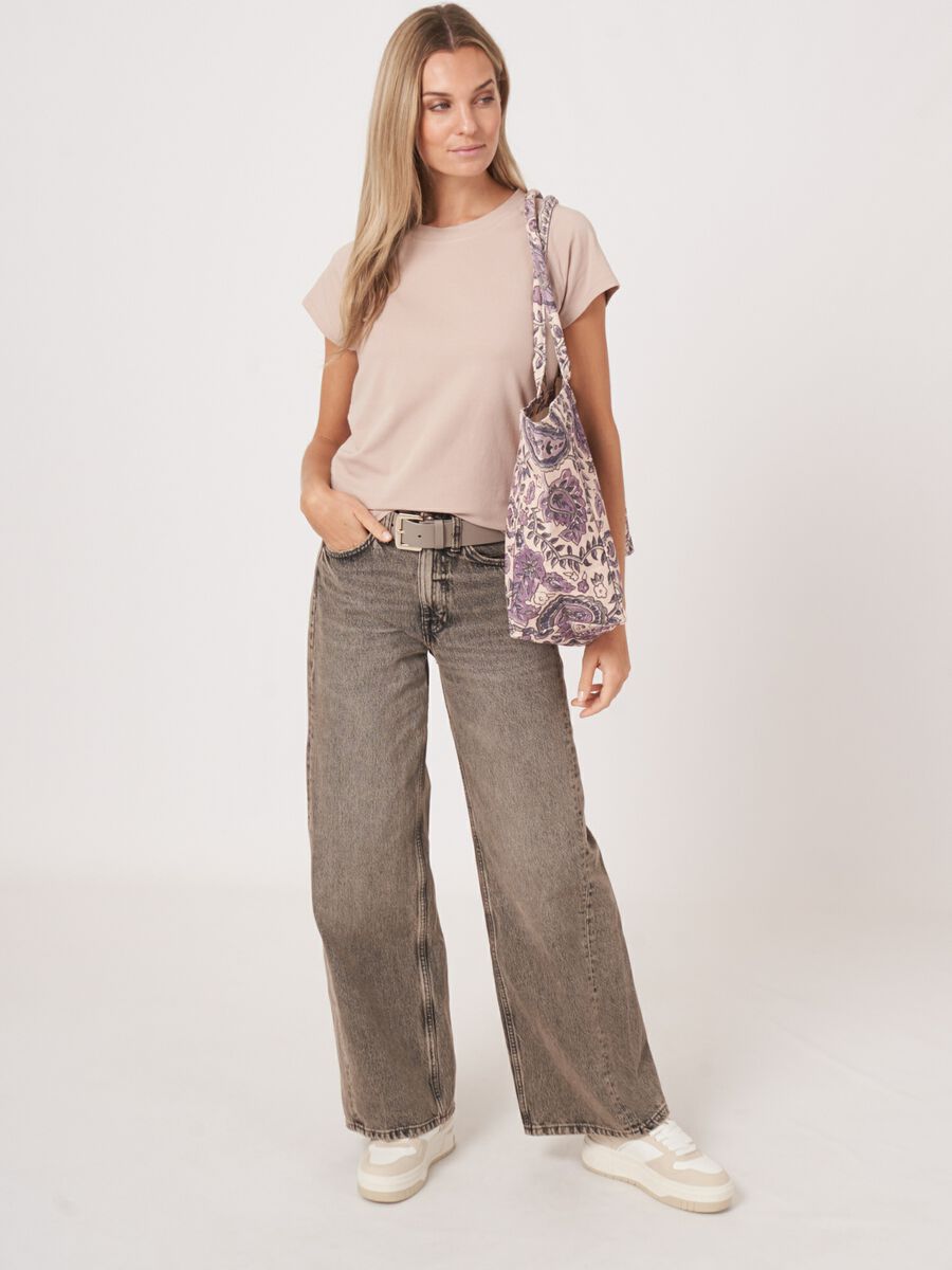 Repeat Cashmere Katoenen T-shirt Met Raglan-kapmouw