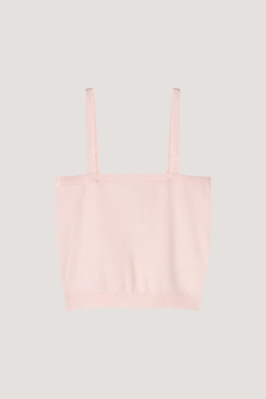 Repeat Cashmere Kort Gebreid Topje Met Spaghettibandjes Van Cashmere