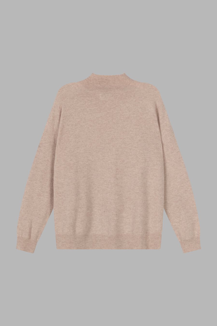 Repeat Cashmere Naadloos Gebreide Cashmere Trui Met Opstaande Kraag