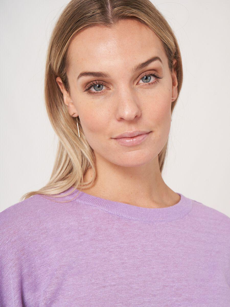 Repeat Cashmere Poncho Gebreide Zuiver Linnen Trui Met Knopen Op Schouder