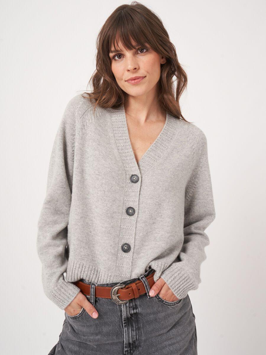 Repeat Cashmere Raglan Vest Van Biologisch Cashmere