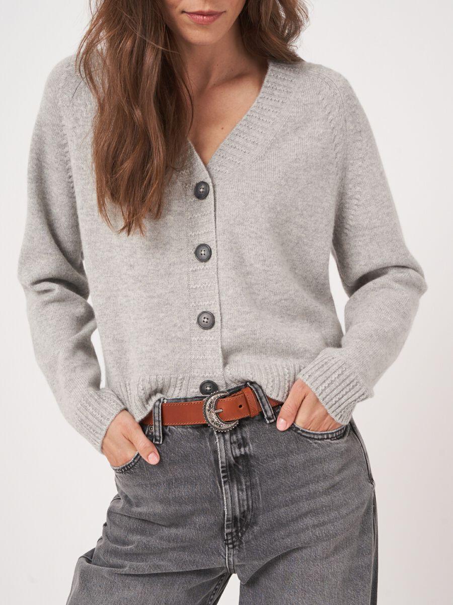 Repeat Cashmere Raglan Vest Van Biologisch Cashmere