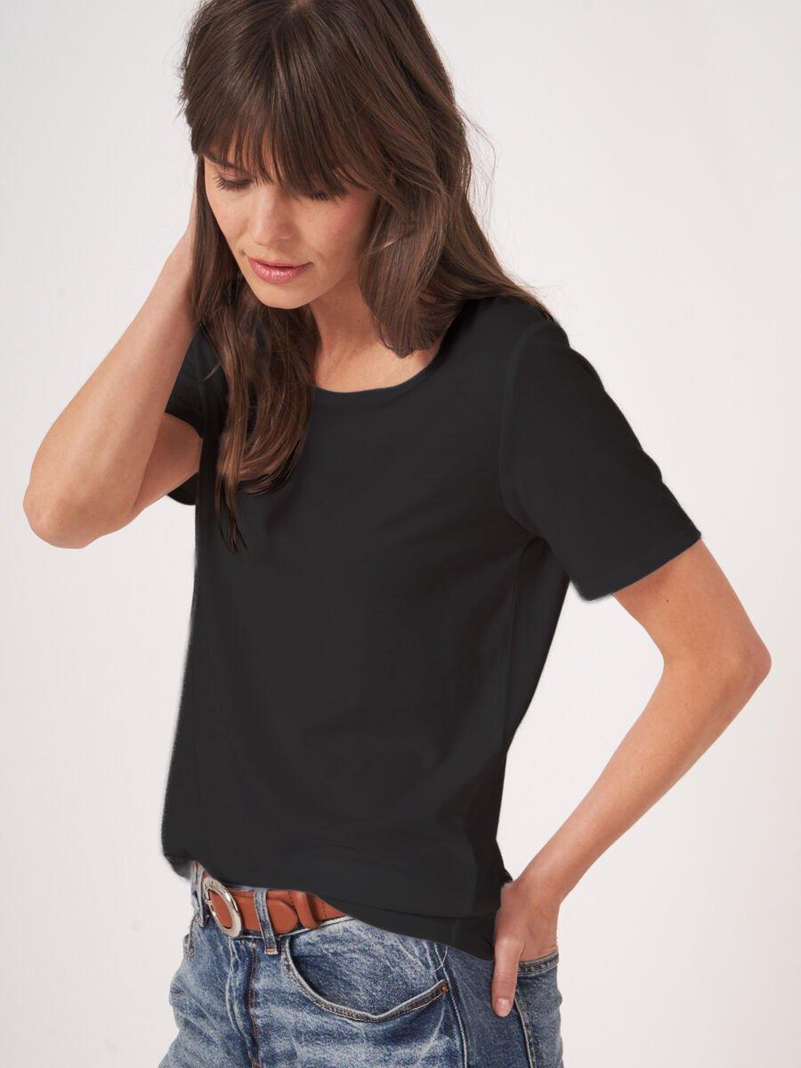 Repeat Cashmere Basic Dames T-shirt