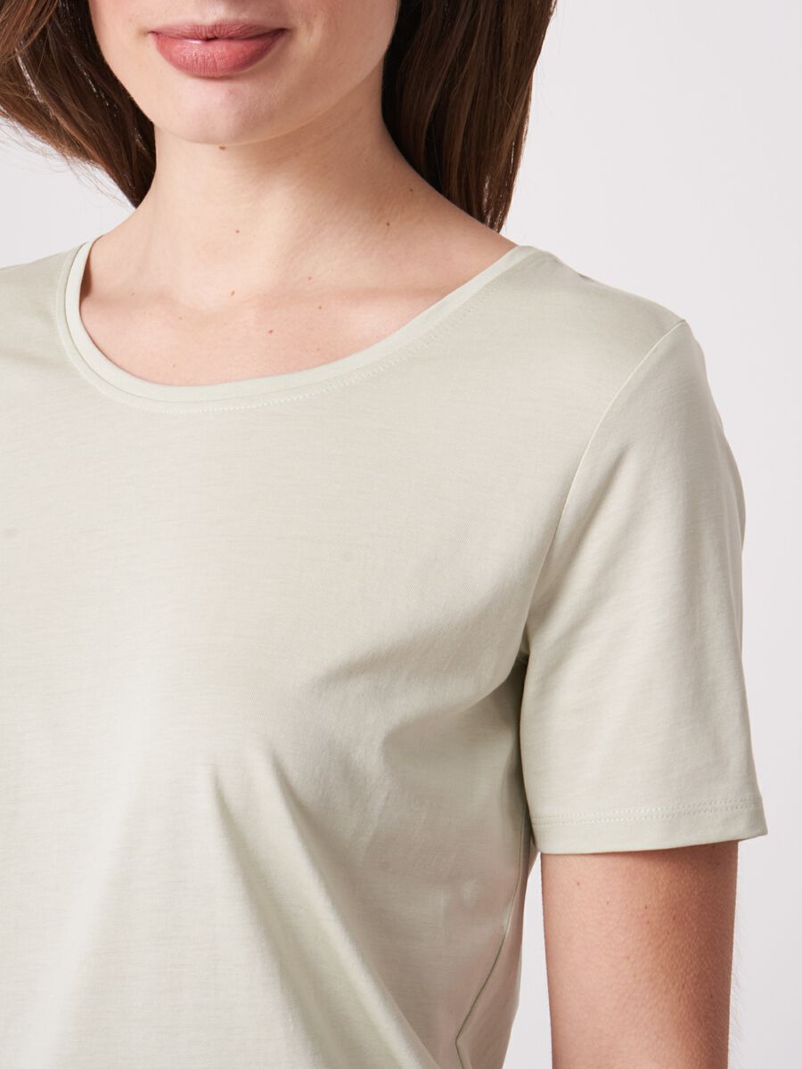 Repeat Cashmere Basic Dames T-shirt