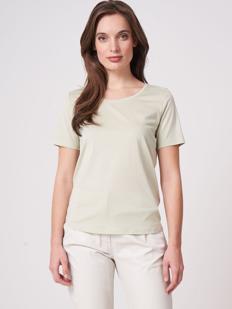 repeat cashmere Basic dames T-shirt