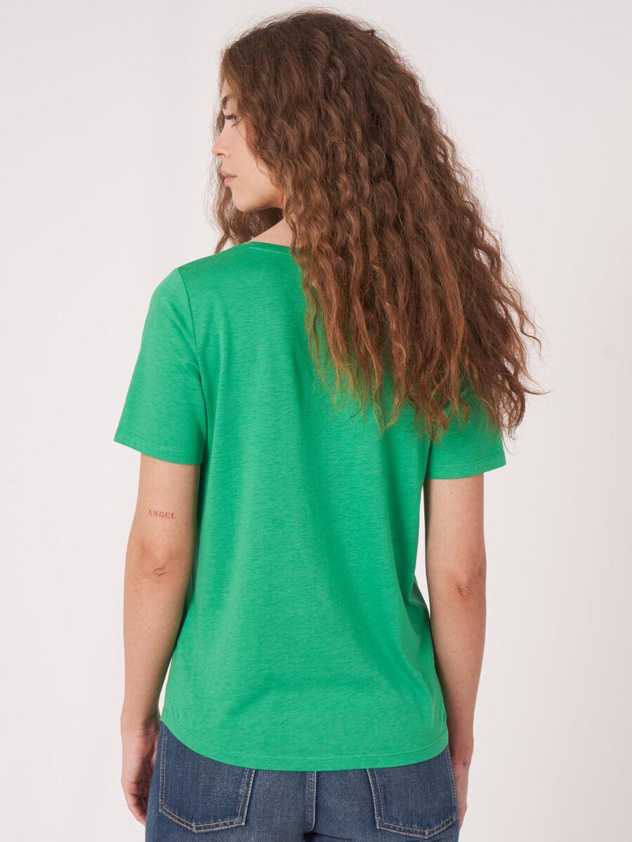 Repeat Cashmere Basic Dames T-shirt