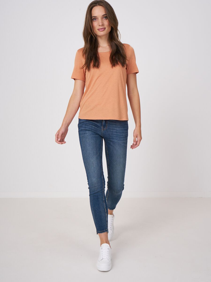 Repeat Cashmere Basic Dames T-shirt