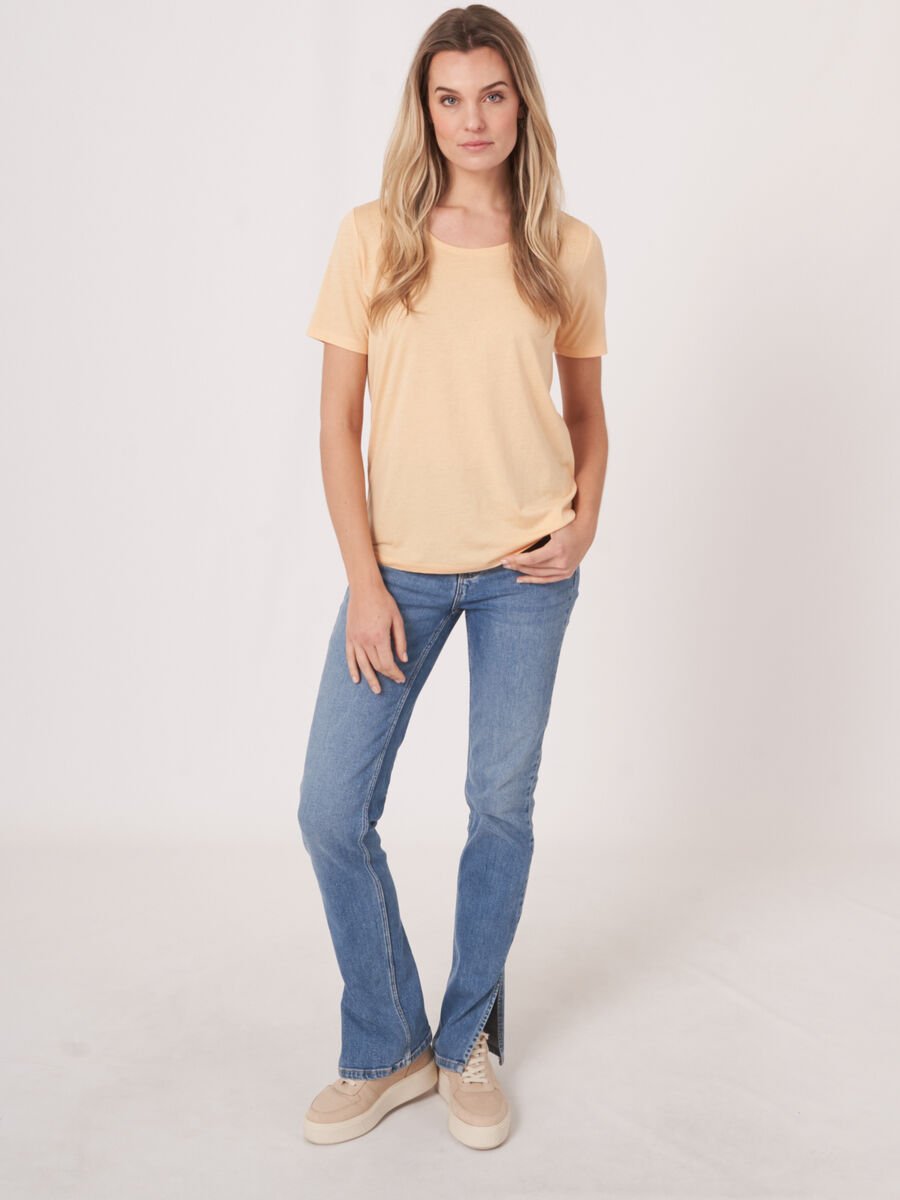 Repeat Cashmere Basic Dames T-shirt