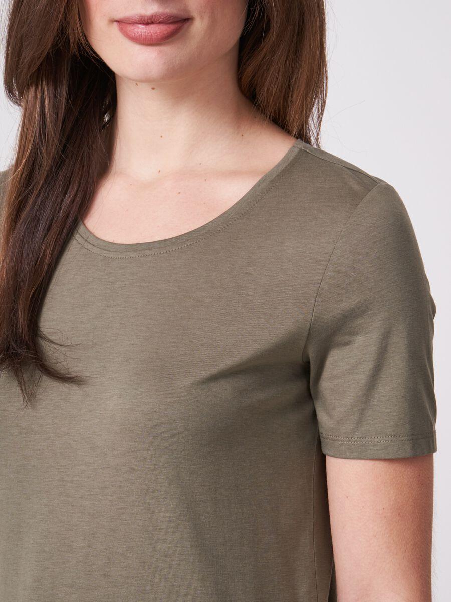 Repeat Cashmere Basic Dames T-shirt