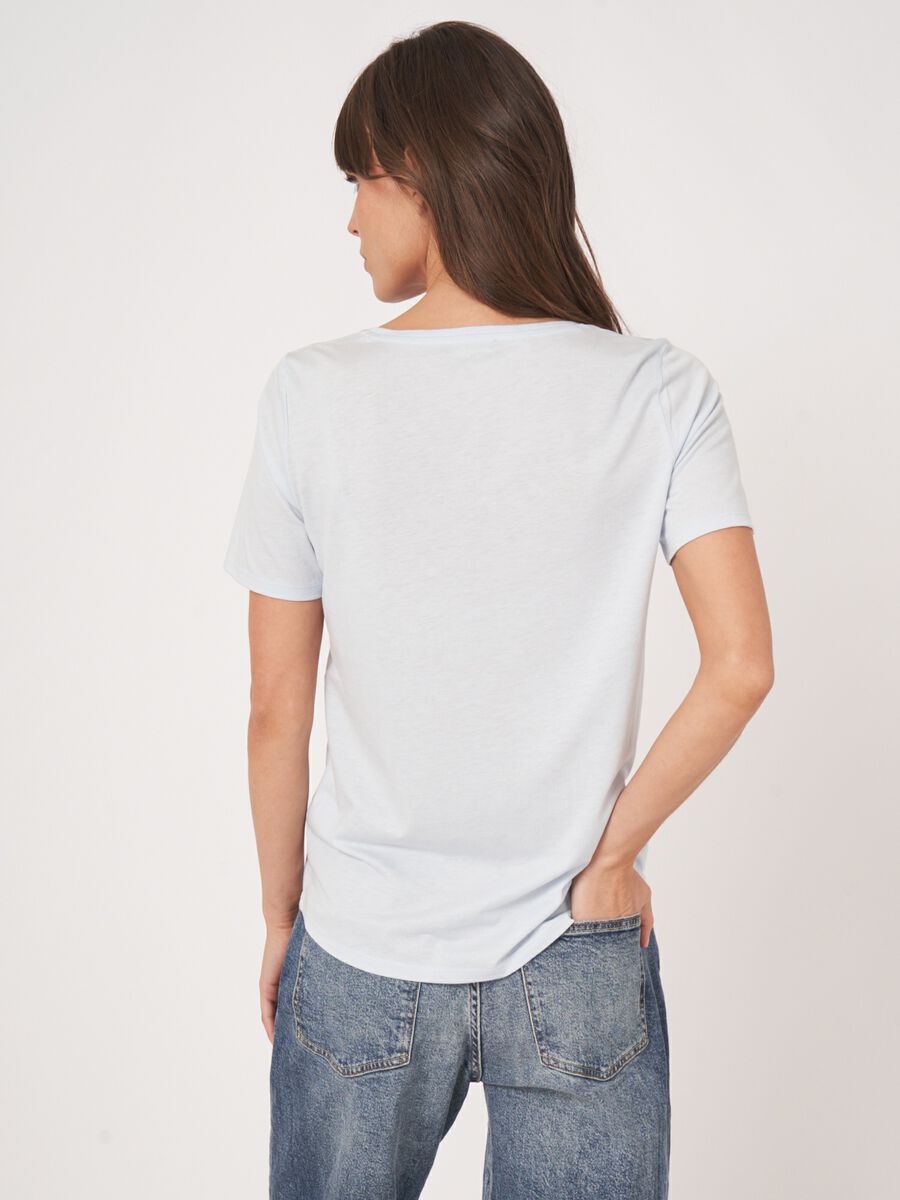 Repeat Cashmere Basic Dames T-shirt