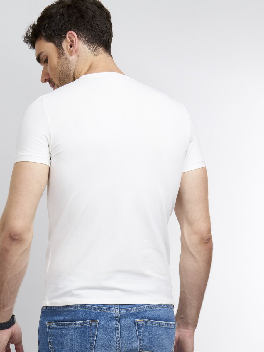 Repeat Cashmere Basic Heren T-shirt