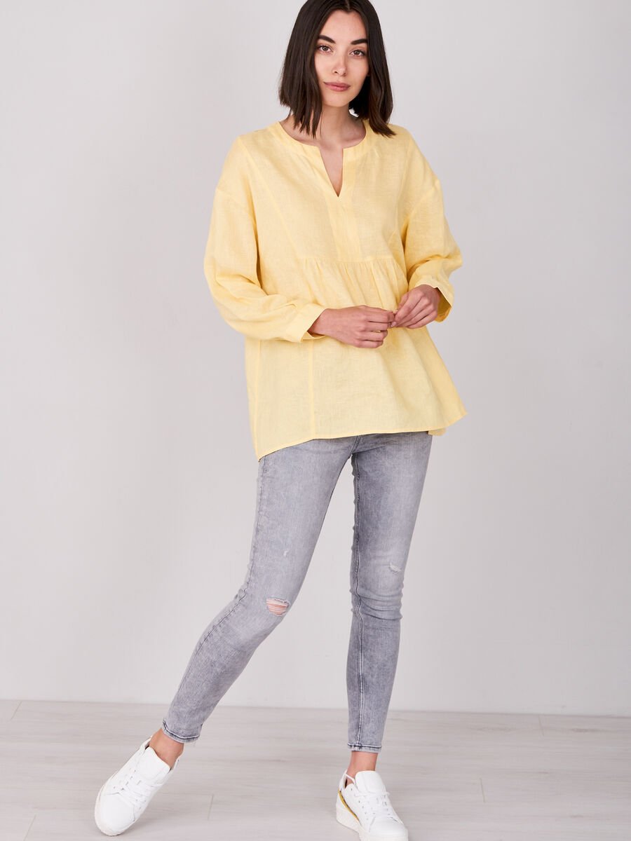 Repeat Cashmere Blouse Van Zuiver Linnen