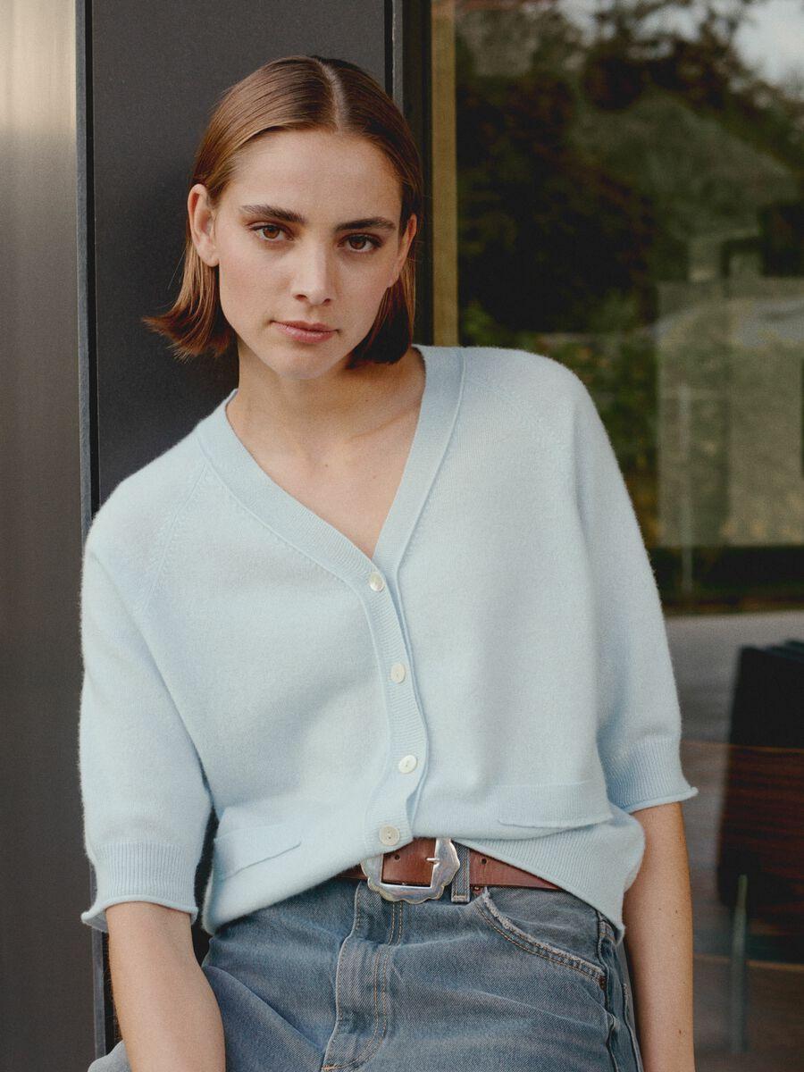 repeat cashmere Cashmere raglanvest