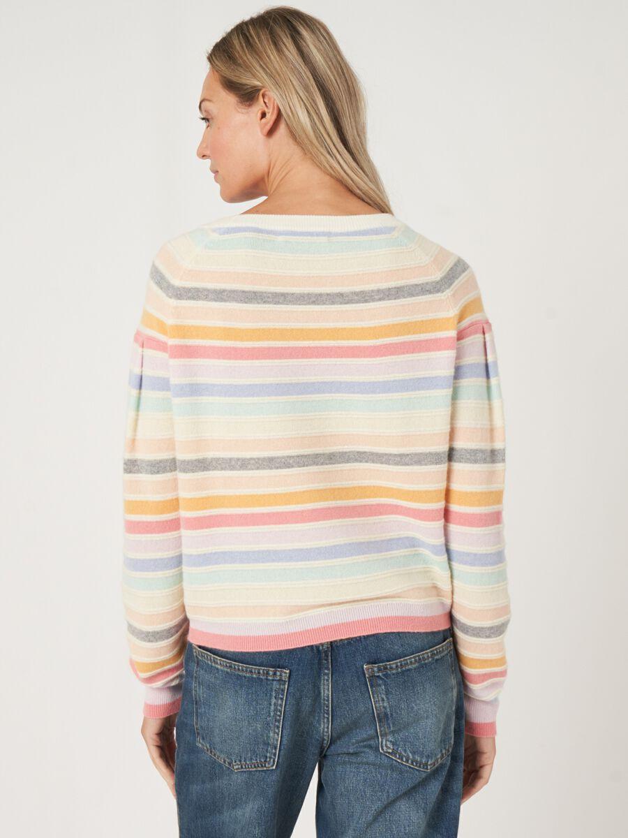 Repeat Cashmere Cashmere Regenboogtrui