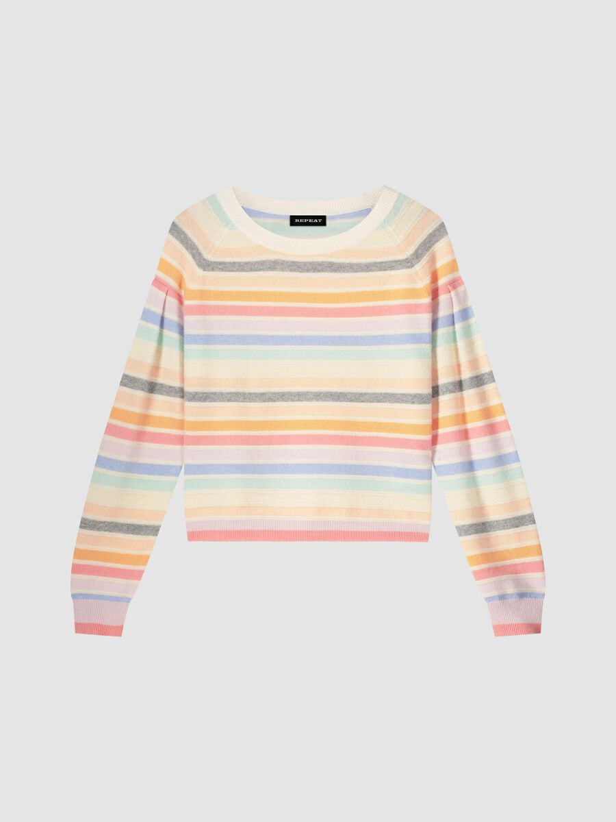 repeat cashmere Cashmere regenboogtrui
