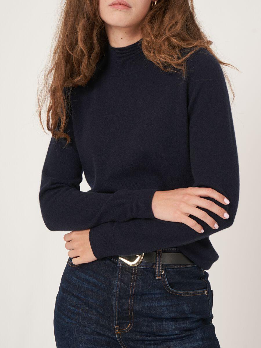 Repeat Cashmere Cashmere Trui Met Opstaande Kraag