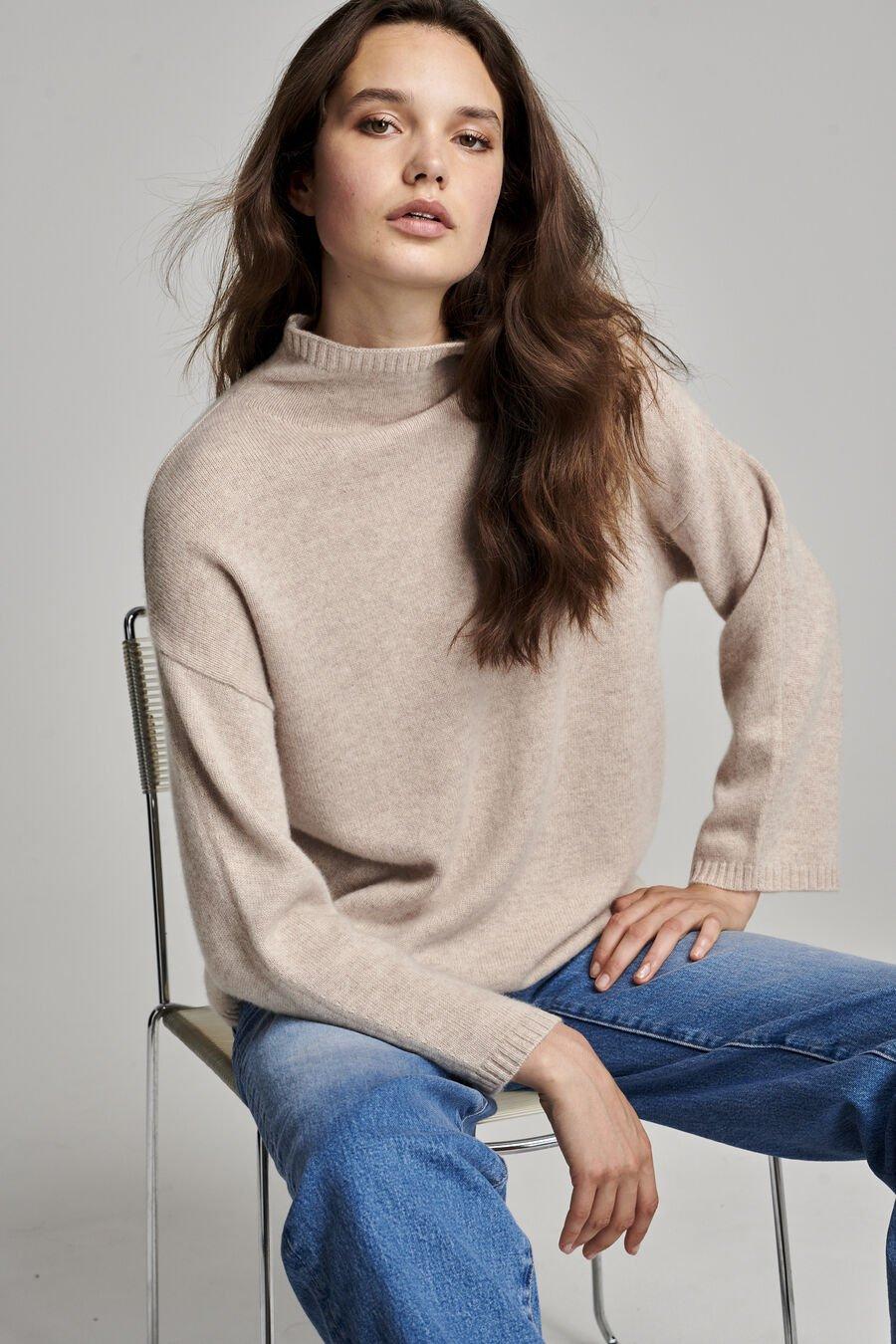 Repeat Cashmere Cashmere Trui Met Opstaande Kraag