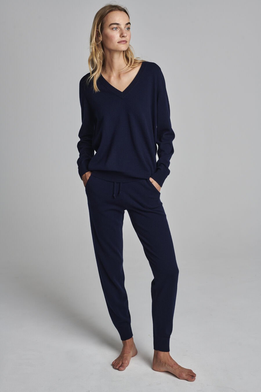 Repeat Cashmere Cashmere Trui Met V-hals