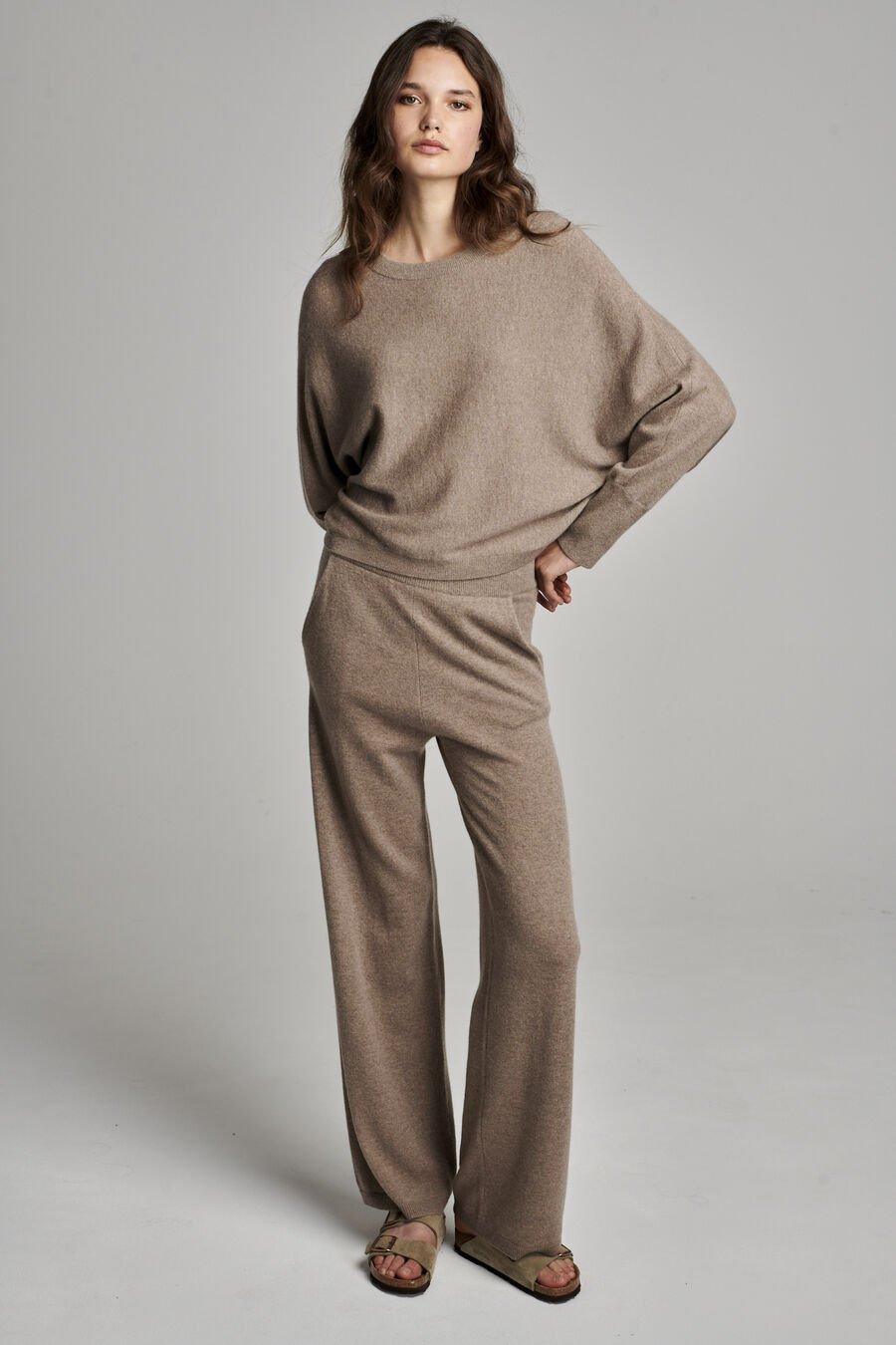 Repeat Cashmere Cashmere Trui Met Vleermuismouwen