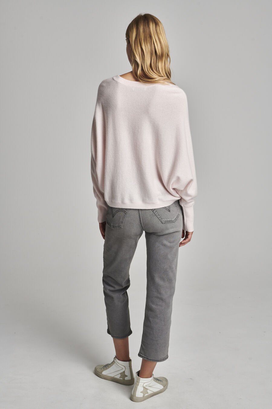 Repeat Cashmere Cashmere Trui Met Vleermuismouwen