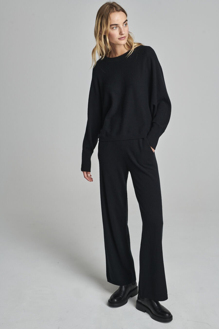 Repeat Cashmere Cashmere Trui Met Vleermuismouwen